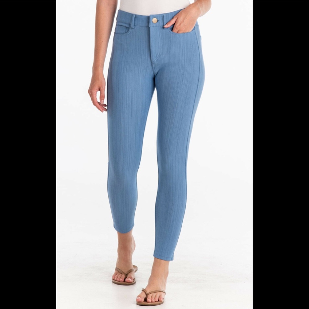 NWT FRESH PRODUCE Large BLUE Riviera FRESHFIT Classic Ankle Pants SZ XS Riviera
